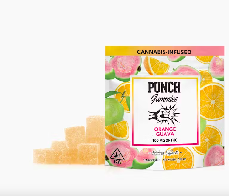 Orange Guava - 100mg - Gummies - Punch Edibles