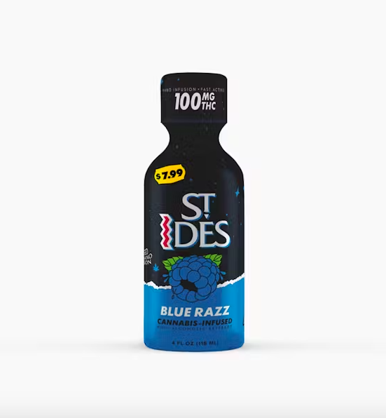 Blue Raz - Cannabis Infused Beverage - (4fl oz | 100mg) - ST IDES