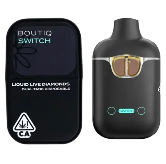 Italian Ice / Peach Rings - Liquid Live Diamond Dual AIO Disposable - 1g - Boutiq